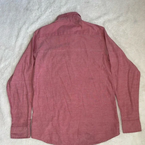 Supreme Red Gingam Long Sleeve Button Cuffes Button Front Shirt - Picture 7 of 9